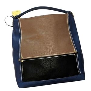 Gussaci Bucket Leather Shoulder bag Tote Purse NWT